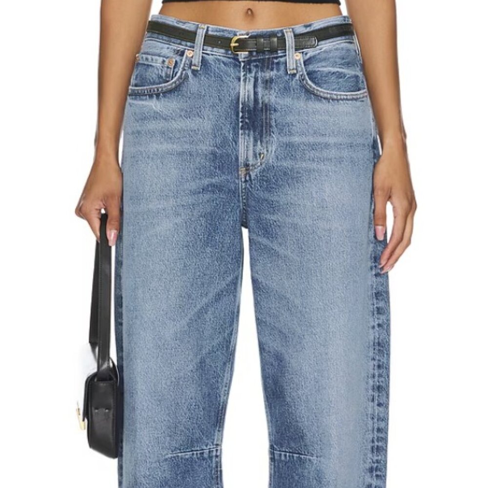 Miro Relaxed Wide Leg Jean Citizens of Humanity in Cropped Denim